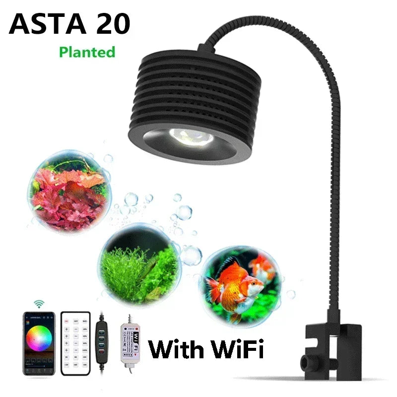 Lominie 4-Channel LED Planted Tank Light (Remote Control, Full Spectrum, Aquarium Growth)
