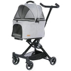 ROODO 2026 Upgraded Version 3 in 1 Dog Cat Stroller with Detachable Carrier Lightweight Folding Portable All Terrain Pet Travel
