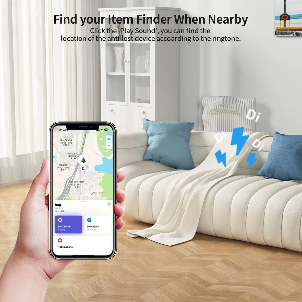 Waterproof Apple Find My Smart Tag Kit with Voice Locate for Keys, Bags & Toys (iOS/iPhone)