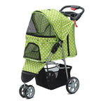 Dog Golden Retriever Pet Stroller Large Fruit Tray Adjustable Foldable for Small Medium Dog Outdoor Travel