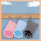 Pet Towel Glove - Dog-Specific Quick-Drying Absorbent Cleaning Cloth, Cat Bath Towel, Pet Grooming Supplies