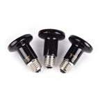 50/75/100W Reptile Heat Lamp Black Infrared Ceramic Emitter Heat Light Bulb Pet Brooder Touch Lamp For Chameleon Cage Snake Tank