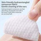 PetClaer 200PCS Natural Pet Ear Wipes, Double-Sided Design for Dogs Cats, Gentle Non-Irritating Ear Cleaning