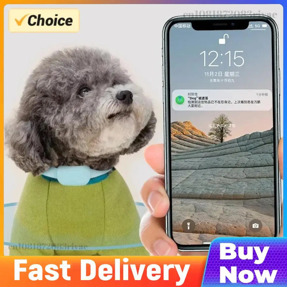 Long-Range GPS Tracker for Dogs & Cats with Adjustable Collar - Smart Remote Pet Locator