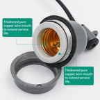 E27 Pet Reptile Heating Lamp Holder Crawling Lizard Turtle Chicken Heating Lamp Holder & Power Cord Switch Heating Lamp Socket