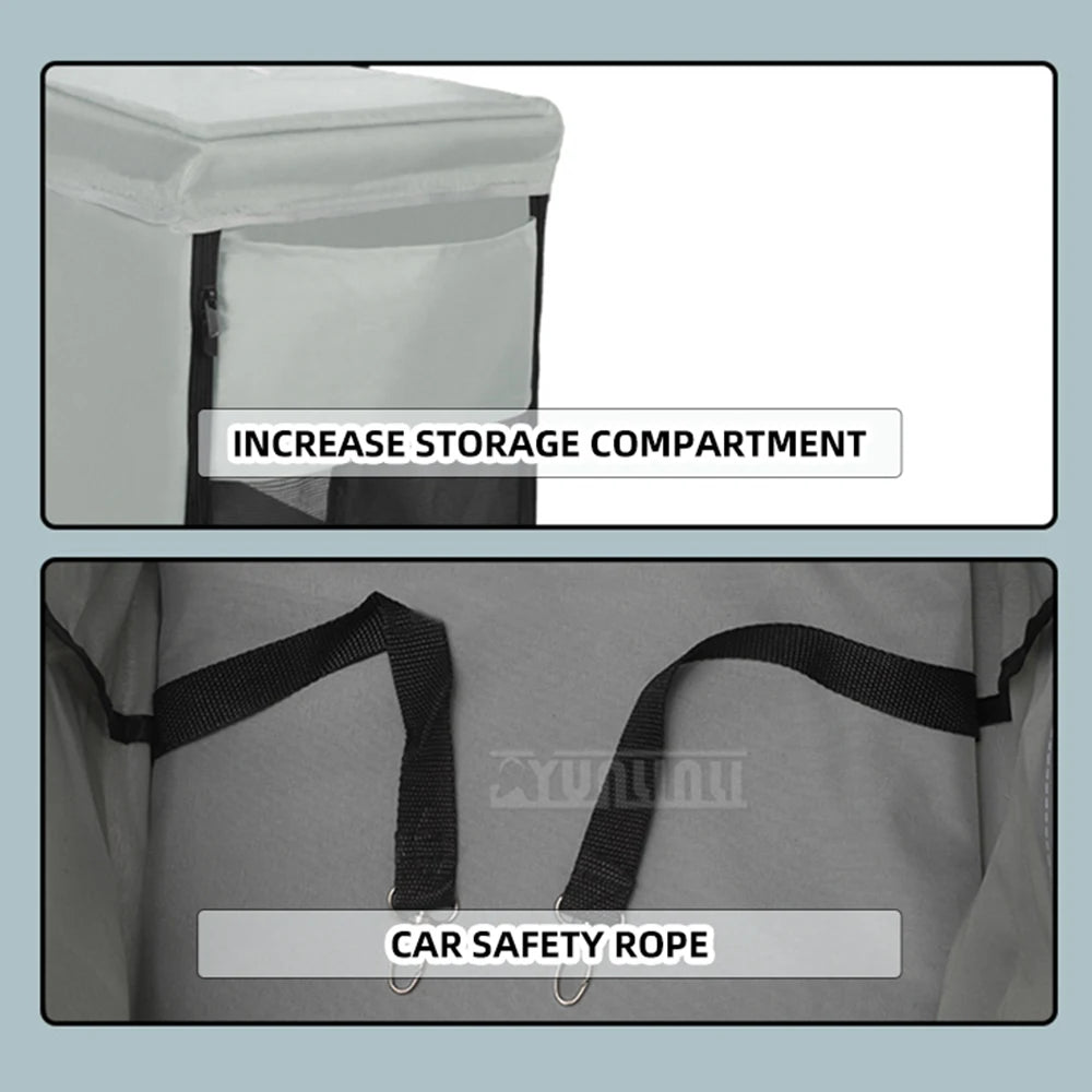 Portable Pet strollers for medium and large dogs cats foldable Outdoor pet travel cart
