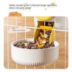 New Automatic Pet Feeder Plastic Detachable Cage Hanging Bowl Large Capacity Water Food Dispenser for Puppy Cats Rabbit