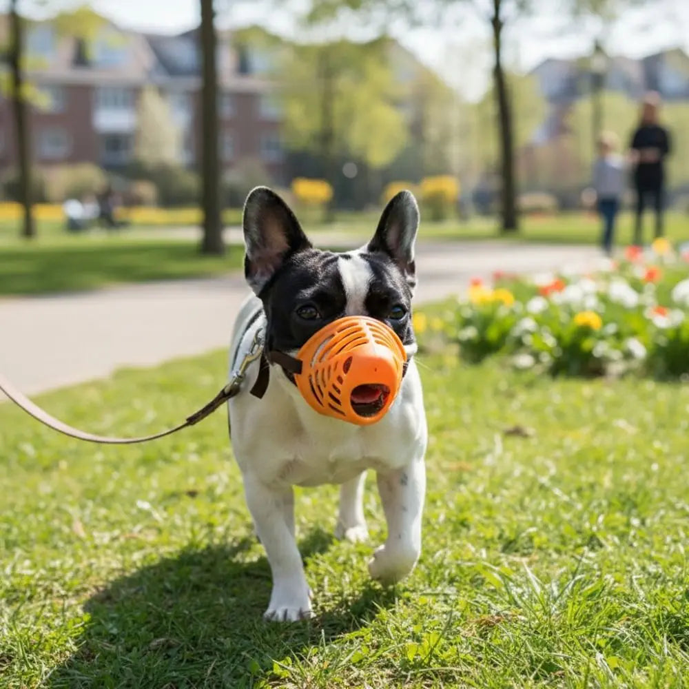 Anti-biting Silicone Dog Muzzle Anti-barking Breathable Dog Mouth Guard Soft Adjustable Dogs Mouth Cover Small To Medium Dog