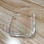 Glass Aquarium Shrimp Feeding Ring & Feeder Dish (Transparent, Floating, Bottom Use)