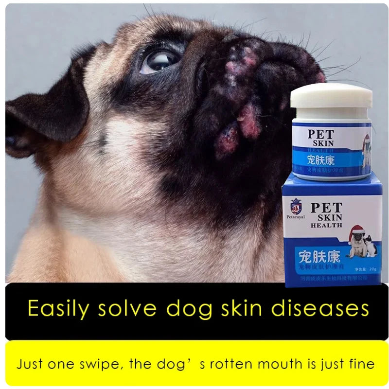NEW Pet Skin Anti-Itch Ointment: Fast Relief for Fungal/Mite Issues, Inflammation, Hair Loss & Ulceration, Universal for Dogs
