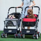 3 in 1 Folding Pet Stroller Detachable Carrier for Medium Dogs Small Dogs Cats  dog car seat  dog carrier