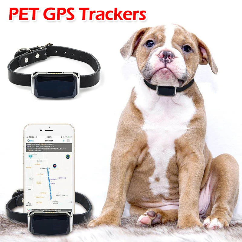 Waterproof GPS Pet Collar Tracker with Real-Time Calls & Remote Control - Adjustable Locator for Cats, Dogs & Sheep
