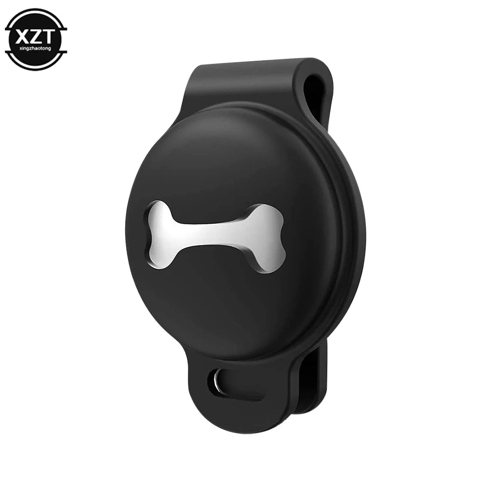 Dog Bone Silicone Sleeve Bluetooth GPS Tracker - Wearable Smart Anti-Loss Locator for Dogs & Cats
