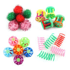 Sisal Ball Mouse Cat Toy Set — Wear-Resistant Bite-Resistant Interactive Kitten Toy