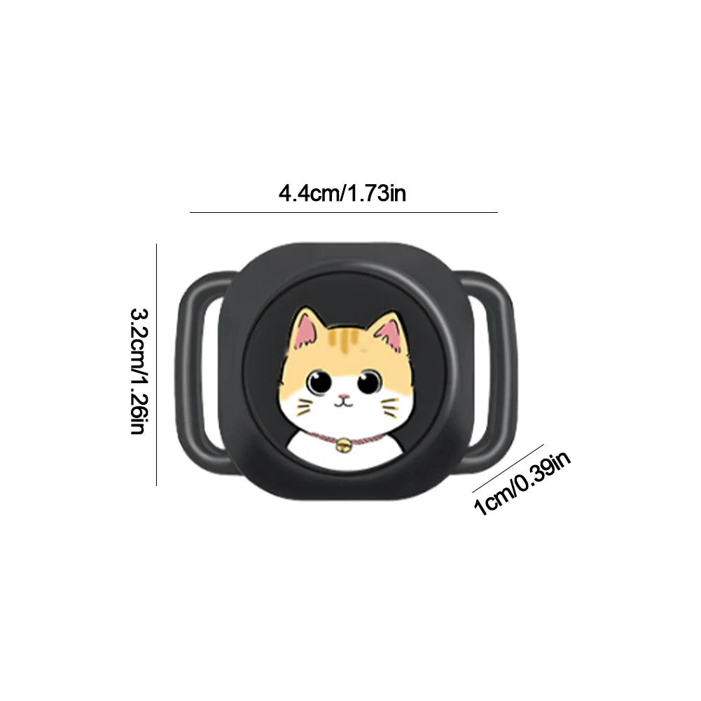 Smart Bluetooth Real-Time Global GPS Collar Tracker - Continuous Location Finder for Dogs & Cats