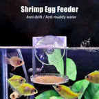 Acrylic Aquarium Fish Feeding Ring (Anti-Drift, Transparent, Floating Food Station)