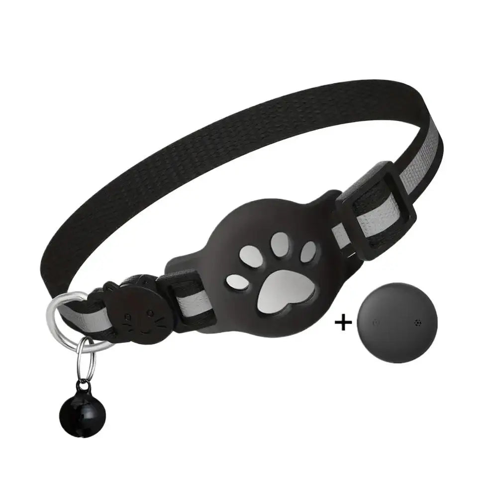Dual-System GPS Smart Pet Collar Tracker for Cats & Kittens - iOS & Android Compatible (2 Styles)