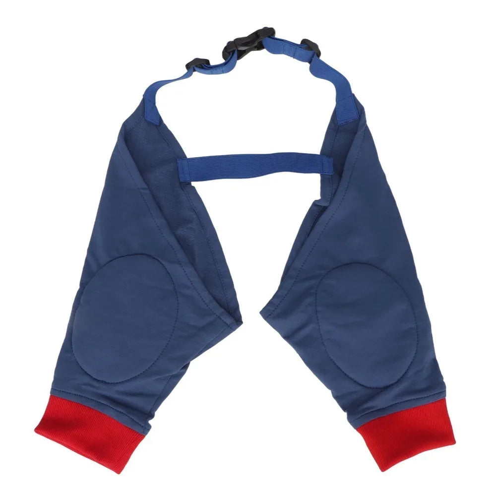 Adjustable Dog Elbow Protector Breathable Blue Red Dog Elbow Support Elastic Cuff Soft Fabric Dog Elbow Brace Injury Prevention
