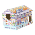 Milk Tea Shape Cat House Cardboard Scratcher — Kitten Furniture Protector & Pet Bed