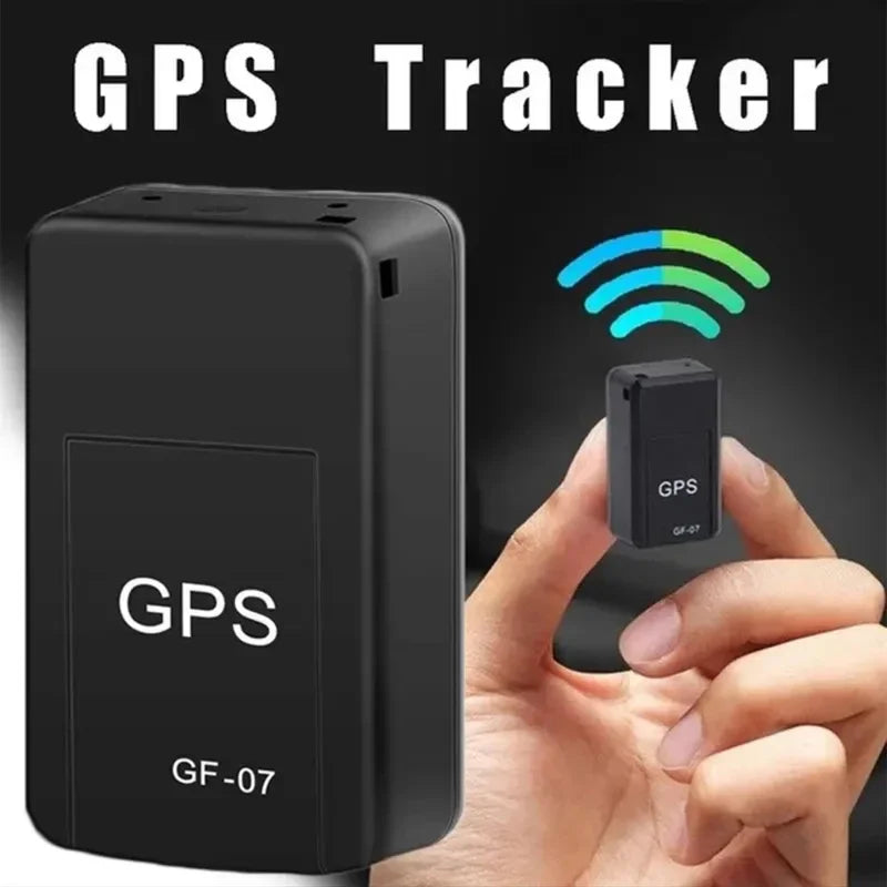 GF-07 Mini Magnetic GPS Tracker for Cars, Bikes, Bicycles, Pets & Kids - Real-Time Anti-Loss Positioner