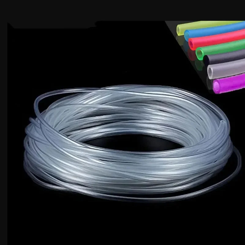 Aquarium Air Pump Oxygen Hose Tubing (4×6mm, 1–10m Lengths, Flexible Airline Tube)