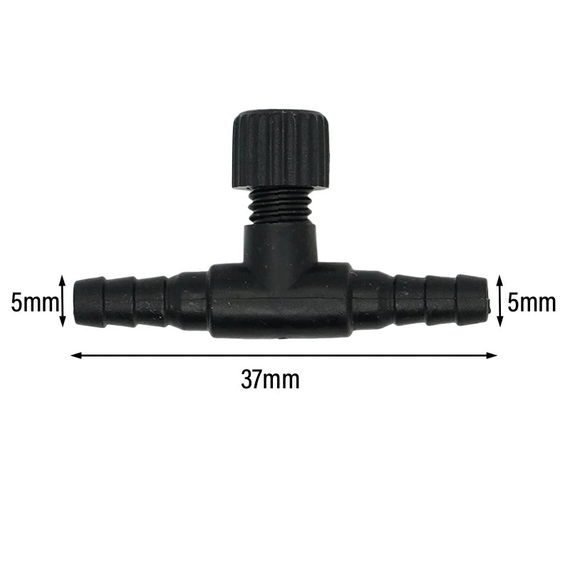 10/20pcs Aquarium Air Flow Control Valve Tap Fish Tank Air Water Flow Regulator Hose Connector Control Valve For 5mm Oxygen Tube