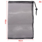 Aquarium Filter Media Mesh Bag (Fish Tank Net Bag, Pond Filter Media Holder, Reusable)