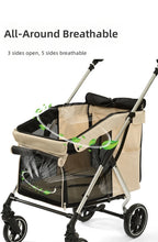 Pet Stroller for Large Dogs and Cats, Foldable Portable Carrier for Elderly and Disabled Pets, Durable and Comfortable Design