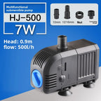 Ultra-Quiet HJ Series Submersible Fountain Pump (500–3000L/H, Multi-Use, Adjustable Flow)