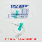 Screw-Type Butterfly Infusion Needles (50-Pack)