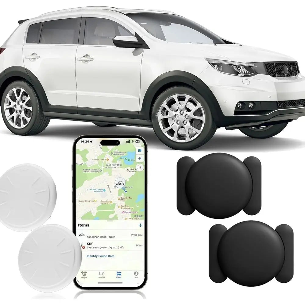 Vehicle GPS Tracker - No Subscription Car Locator for Apple Find My (iOS), Real-Time Hidden Tracking Device