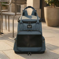 Pet Carrier Backpack Zippered Mesh Pet Carrier Backpack Water-Resistant Easy to Clean for Travel