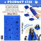Quick-drying and Absorbent for Dog and Cat Bathing Pet Bath Towel Large Towel Soft Quick-drying Pet Store Gift Pet Supplies