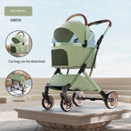 Separable Pet Stroller Pet Cart with Multifunctional Bag Separation Ultra Easy To Carry One Click Collection Cat Dog Stroller