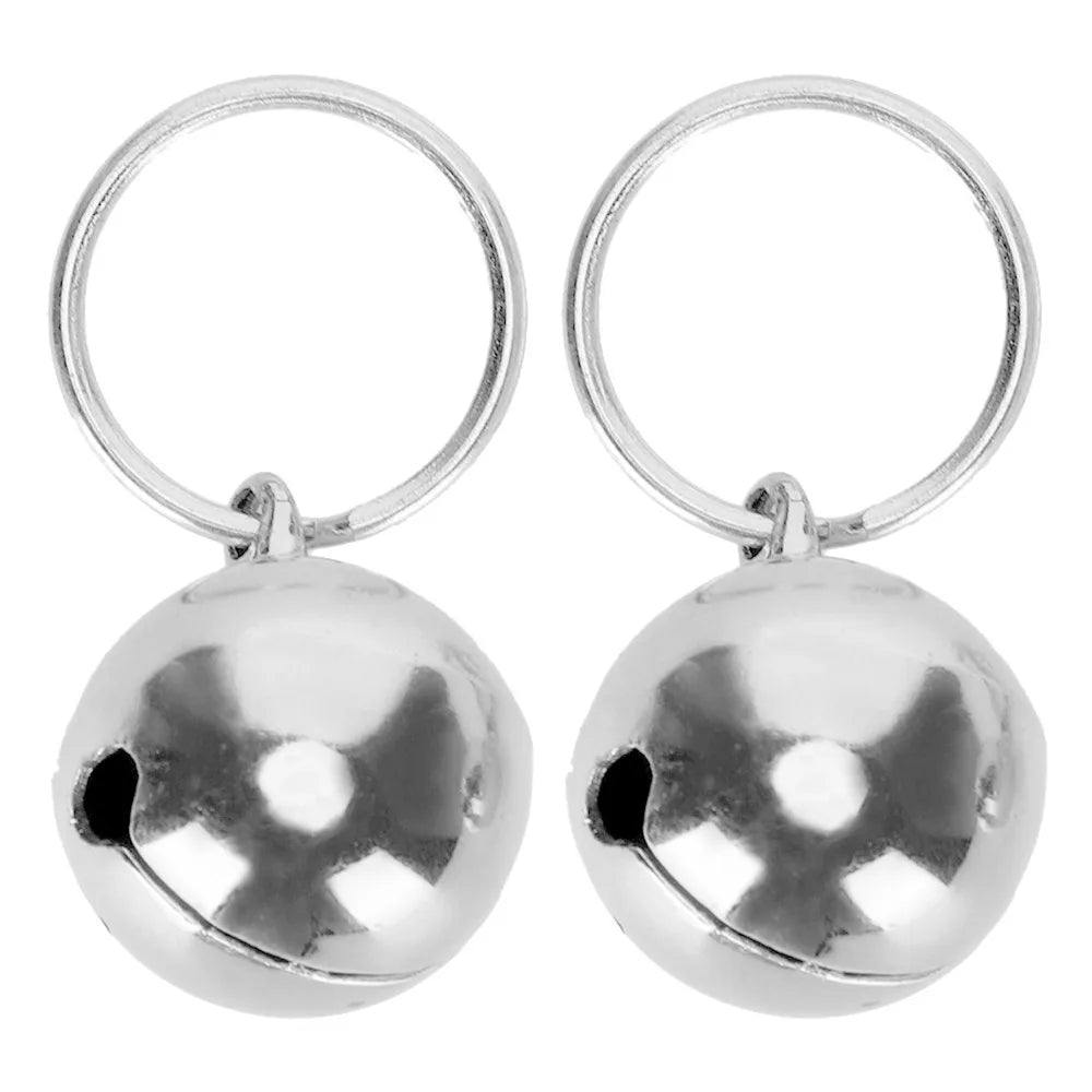 2pcs Gold Silver Tone Pet Wear Charm Color Stable Surface Polished Cat Hanging Pendant Long Lasting Luster Glossy Finished