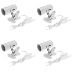 Turtle Fish Tank Reptile Heating Light Holder 360 Degree Rotation E27 Lamp-socket Clip-on Bulb with Lamp Clip Cover уф лампа для