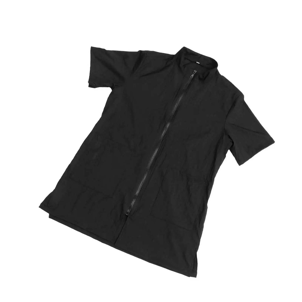 Waterproof Pet Grooming Apron (Chinlon, Professional Salon Uniform, Black XL)