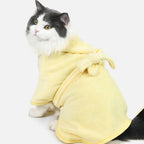 Multi Purpose Super Absorbent Pet Bathrobes Thickened Anti-Cold Dog Bath Robe Soft Quick Drying Hooded Bath Towel After-Swim