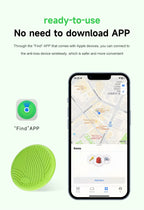 Apple Find My MFi Bluetooth Tracker Tag for Keys, Earbuds, Luggage & Pets (iOS)