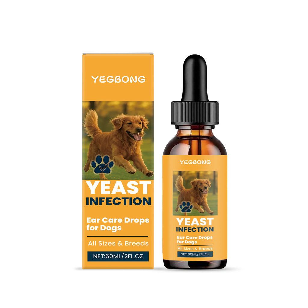 Yegbong 60ML Pet ear wash Cats and dogs ear water cleaning ear mite ear drops ear drops Department care pet cleaning products