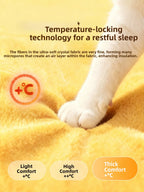 Pumpkin-Shaped Enclosed Winter Pet Bed (Cartoon Design)