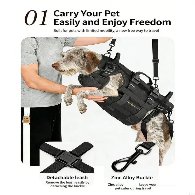 Customizable Dog Leg Support Harness (Large Breeds, Mobility Aid)