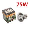 25/50/75W Reptile Lamp Bulb Amphibians Lizards Turtle Basking UVA+UVB 3.0  Light Bulbs Heating Lamp Temperature Controller 1Pc