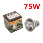 25/50/75W Reptile Lamp Bulb Amphibians Lizards Turtle Basking UVA+UVB 3.0  Light Bulbs Heating Lamp Temperature Controller 1Pc