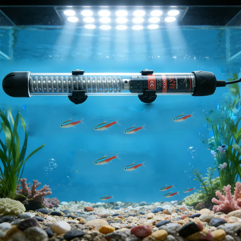 Aquarium Submersible Heater Fish Tank Water Heating Rod Constant Thermostat Temperature Control 220V 25W/50W/100W/200W/300W