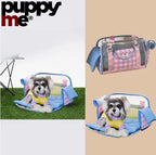 Fashionable Sporty Pet Travel Bag (Waterproof, All-Season, Bichon Frise)