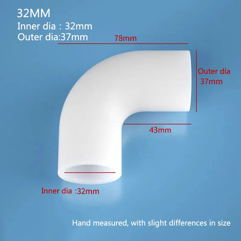 Soft Silicone Aquarium Elbow Connector (Flexible Joint, Hard Tube Adapter, Filter Hose)