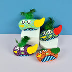 4-Piece Faux Feather Cat Toy Set with Bells — Interactive Boredom Relief Kit for Cats