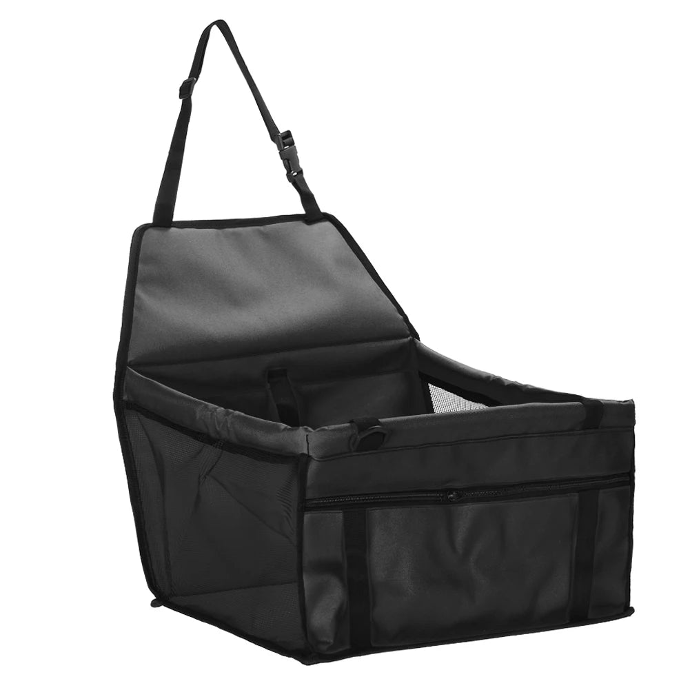 Portable Carrier Seat Bag Adjustable Strap Folding Pet Dog Carrier Double-Layer Pet Car Booster for Small Medium Pet Dog Cats