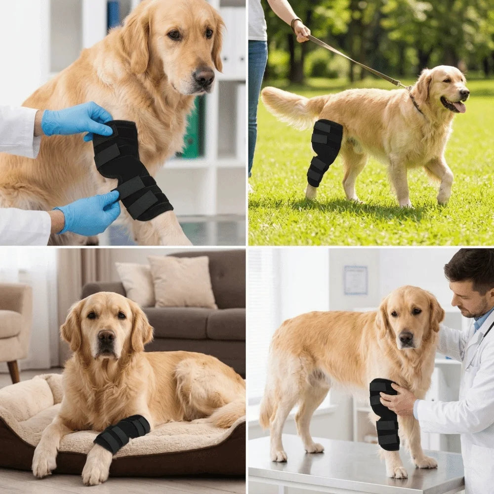 Dog Leg Recovery Sleeve (Breathable, Anti-Lick, Stretchy Fabric)